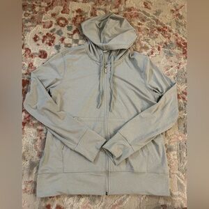 gray yogalicious zip up jacket